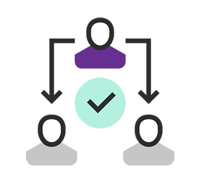 Illustration of people connecting